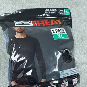 32 Degrees Heat Mens 2 Pack Long Sleeve Crew Neck Shirts XL a1054